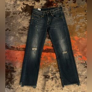 R13 Boy Straight Distressed Jean- Never worn